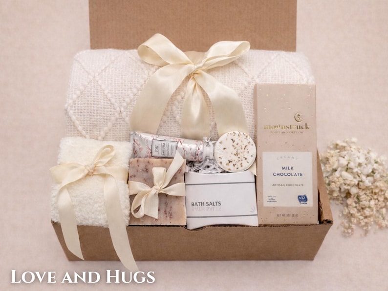 Thoughtful encouragement gift box for coworkers or family members.