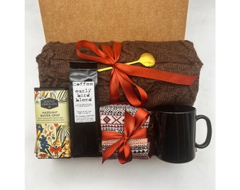 Sending Healing Vibes Gift Box for Women | Gift Basket with Blanket, Chocolate, Socks, Candle | Get Well Gift for Her, Thinking of You Gift