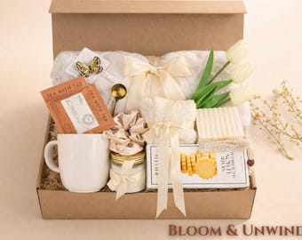 Hygge Gift Box for Mom, Mothers Day Gift Basket