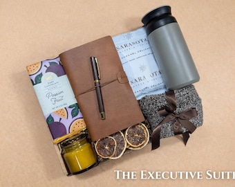 Retirement Gift Box for Men, Birthday, Thank You, Employee Appreciation Gift Basket