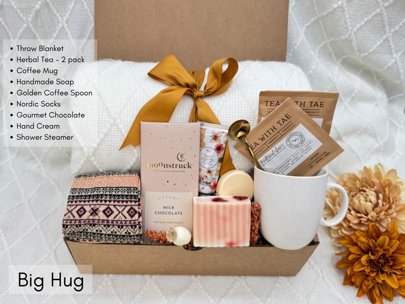 Birthday Gift Box, Care Package for Women, Thinking of You Package Big Hug