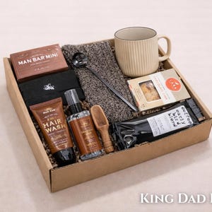 Post-surgery care package for men handcrafted with love in Dallas, Texas.
