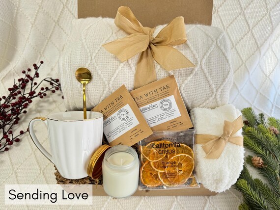 Cozy Winter Care Package For Women, Sending Hugs Hygge Gift Box