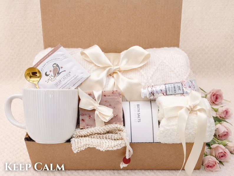 Premium spa and comfort gift set curated with love in Dallas, Texas.