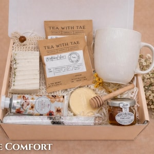 Thoughtful 40th birthday care package for women.