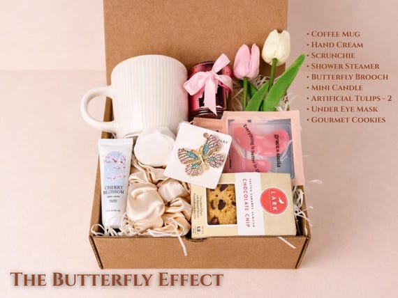 Birthday Gift Box for Women, Self Care Gift Basket for Her, Mom Birthday Gift, Care Package, Pampering Gift Set