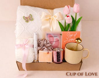 Hygge Gift Box for Mom, Mothers Day Gift Basket
