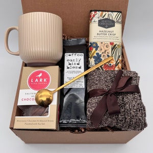 Happy Birthday Gifts, Coffee Lovers Basket, Congratulations Gifts, Sending Thoughts and Prayers, Thinking of You, College Graduation Box