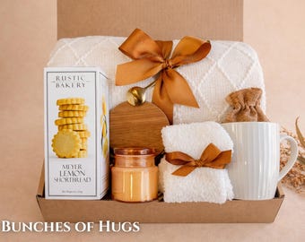 Get Well Soon Encouragement Gift Box for Her, Sending Prayers and Hugs Healing Recovery