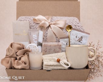 Luxury Birthday Gift Box for Her - Thoughtful Relaxation Care Package for Sister, Friend, Mom