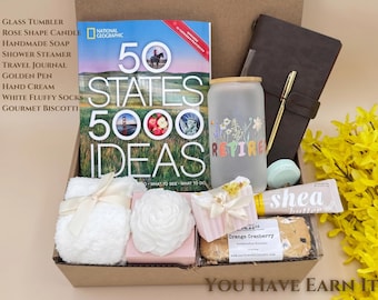 Retirement Gift Box for Women, Men, Coworker, Thank You Gifts for Mentor