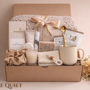 Self Care Package for Women, Hug in a Box, Thinking of You Gift Basket