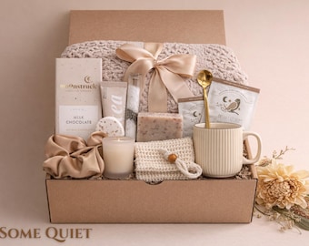 Self Care Package for Women, Hug in a Box, Thinking of You Gift Basket