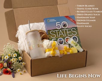 Retirement Gift Box, Thank You Gifts for Women, Men & Coworkers