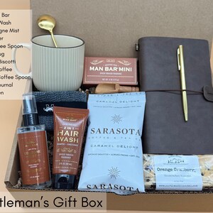 Retirement Gift Box for Women, Men, Coworker, Thank You Gifts for Mentor Gentlemans Gift Box
