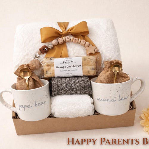 Expecting Mom Gift Box, Pregnancy Reveal for New Parents, Mom to Be Care Package