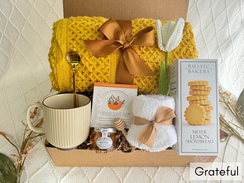 Birthday Gift Box, Care Package for Women, Thinking of You Package Grateful
