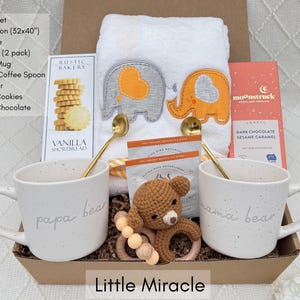 New Parents Gift Box for New Mom, New Dad & Baby, New Baby Gift Basket for the Whole Family, New Parent Care Package, New Mom and Dad Gifts