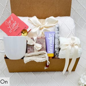 Birthday Gift Box, Care Package for Women, Thinking of You Package Spa On