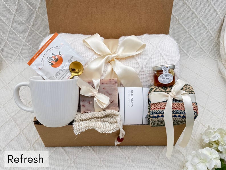 Birthday Gift Box, Care Package for Women, Thinking of You Package Refresh