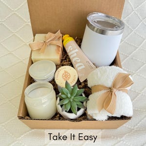 Birthday Gift Box, Care Package for Women, Thinking of You Package Take It Easy