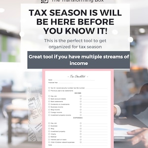 Tax Checklist for Preparers: Multiple Income Tracker (Downloadable)