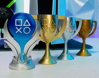 PSN Trophies Ps5 Trophy | Collectible Replicas | Handmade Nerdy