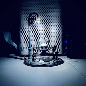 hollow knight Diorama Figure Hand Painted Lamp With Led