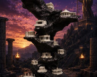 Saint Seiya Knights of the Zodiac Mountain Plus 12 Houses White
