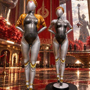 Twins Fan Art inspired Atomic Heart 26 cm