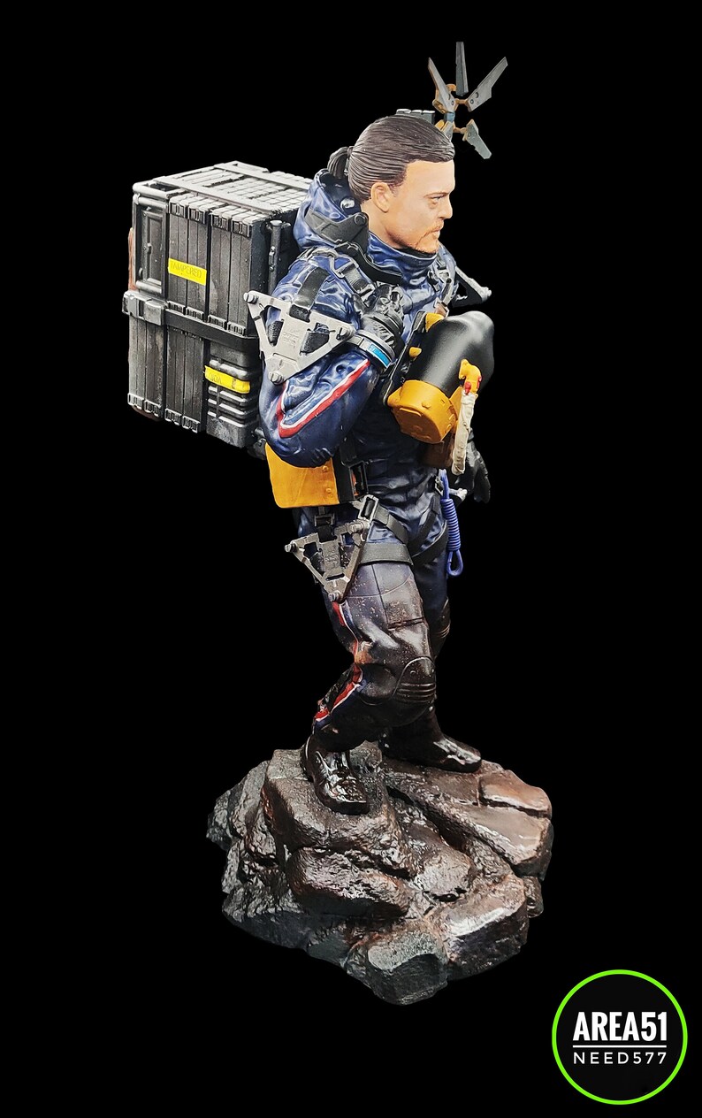 Sam Porter Bridges Death Stranding Fan Art Statue in Hand Painted Resin ...