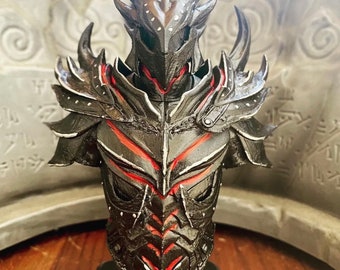 Skyrim The Elder Scrolls Bust Daedric Armor Figure Replica