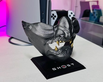 Ghost of Tsushima Mask 1:1 Replica Ps4 Ps5 Wearable Model
