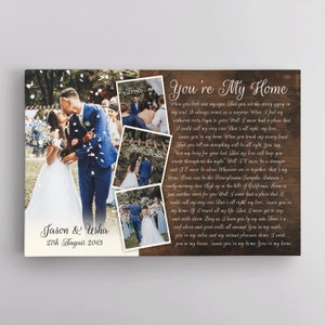Song Lyric Card Perfect for Wedding or Anniversary, Birthday Card, Wife Husband, Custom Lyric, Personalised Song #S9
