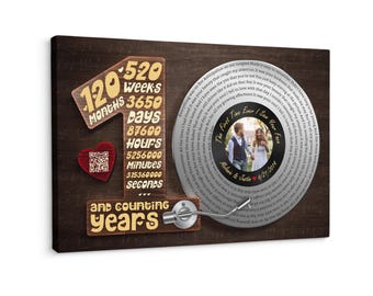 Carte d'anniversaire de 10 ans pour mari, carte d'anniversaire en étain, carte de 10 ans d'épouse, cadeau d'anniversaire de mariage de 10 ans, meilleure décision #A4