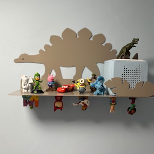 Toniebox Shelf: Dinosaur Metal Shelf for Tonies & Toys