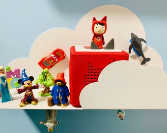 Shelvie- Tonie Metal Cloud shelf for Tonies, Toys and More