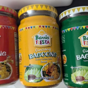 Bagoong Alamang Ginisa Sauteed Shrimp Paste 250 grams each Product of the Philippines