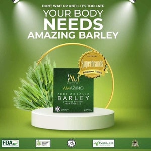 AMAZING PURE Organic Barley - IAM Worldwide