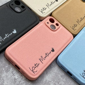Personligt veganskt läderfodral för mobilen: Anpassat iPhone-fodral bild 10