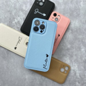 Personligt veganskt läderfodral för mobilen: Anpassat iPhone-fodral bild 4