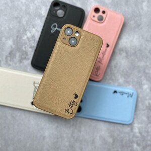 Personligt veganskt läderfodral för mobilen: Anpassat iPhone-fodral bild 5