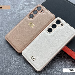 Custodia in pelle personalizzata con stampa in rilievo per Samsung Galaxy S25 S24 S23 S22 Ultra Plus