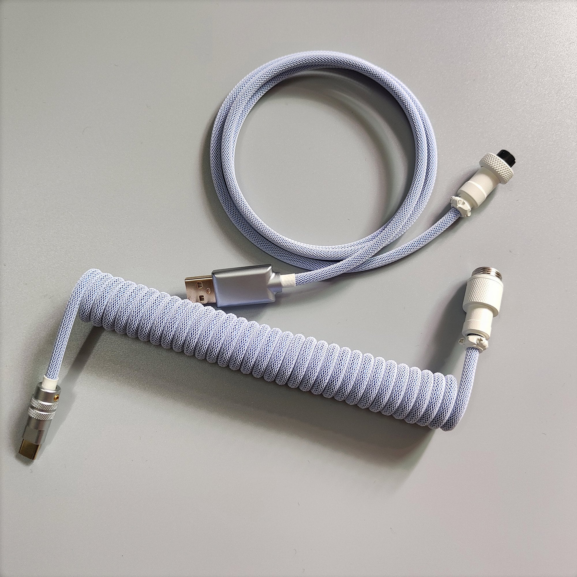 Custom Coiled USB-C Keyboard Cable