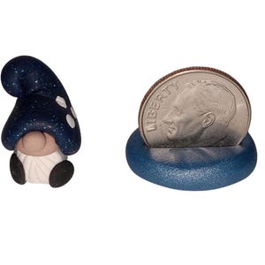 Polymer Clay Gnome, Tiny Gnome, Miniature Gnome