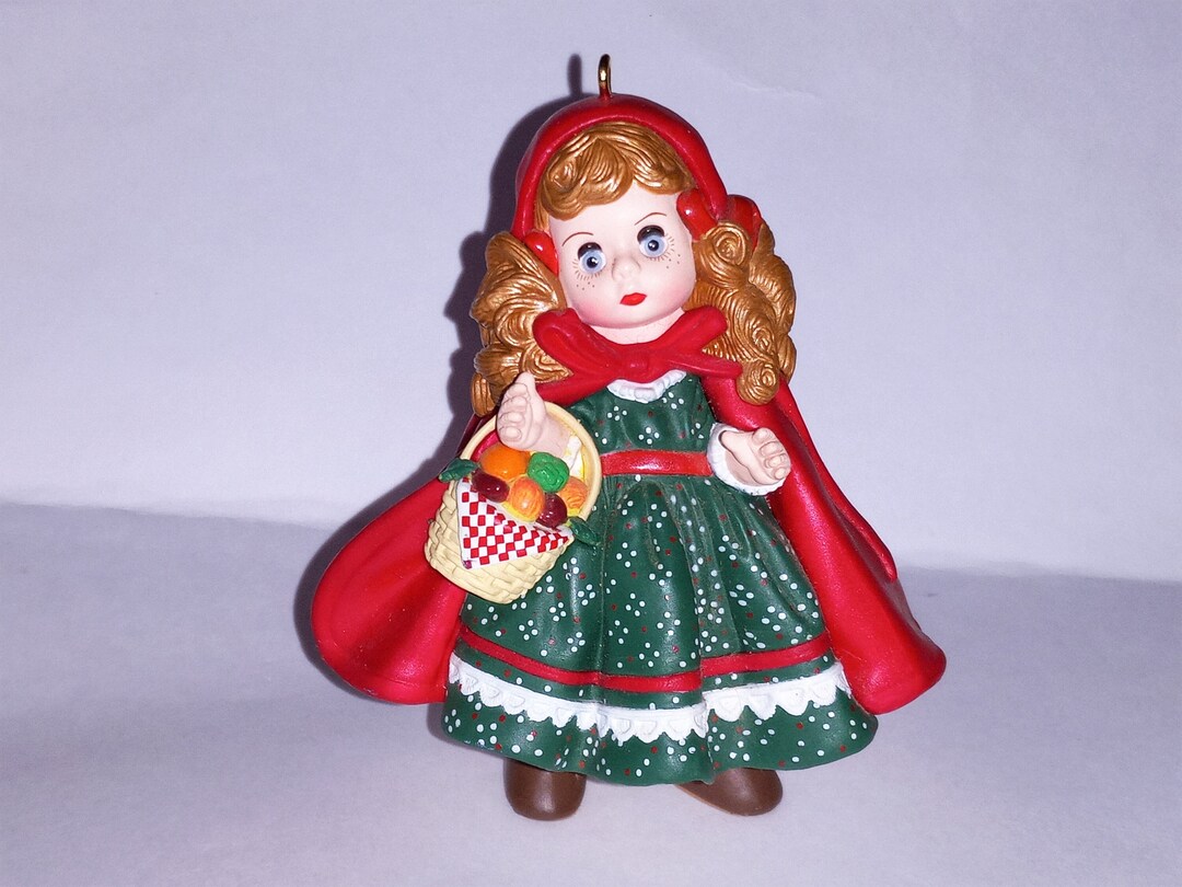 Little Red Riding Hood Ornament Cute Vintage Hallmark Madame - Etsy