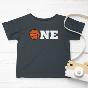 Basketball One Shirt, First 1st Birthday One Basketball, Basketball Shirt, Basketball Jersey, One Year Old Jersey, 1st Birthday Jersey