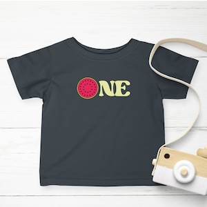 One In A Melon Birthday Shirt, Watermelon 1st Birthday Outfit, One In A Melon Birthday Outfit, One In A Melon Birthday Tee, Watermelon Party