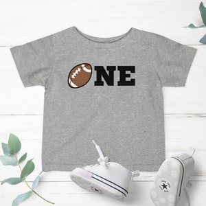 ONE Football Shirt, ONE Year Down, Football First Birthday Shirt, Football 1st Birthday Shirt, One Year Old Boy Shirt, Football Birthday