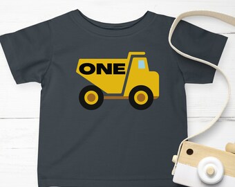 Construction Birthday Shirt, First Birthday Shirt, Birthday Boy Shirt, Dump Truck Birthday, Construction Party Outfit, Construction Shirt